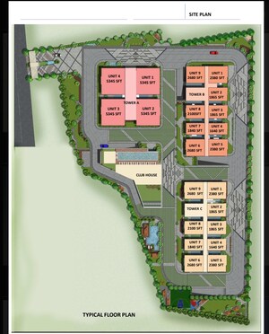 Master Plan in 3 BHK Apartment at Mahaveer Crystal Garden, Attapur – for Sale