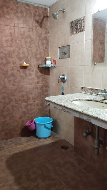Bathroom in 2 BHK Apartment at Park Street, Wakad – for Rent