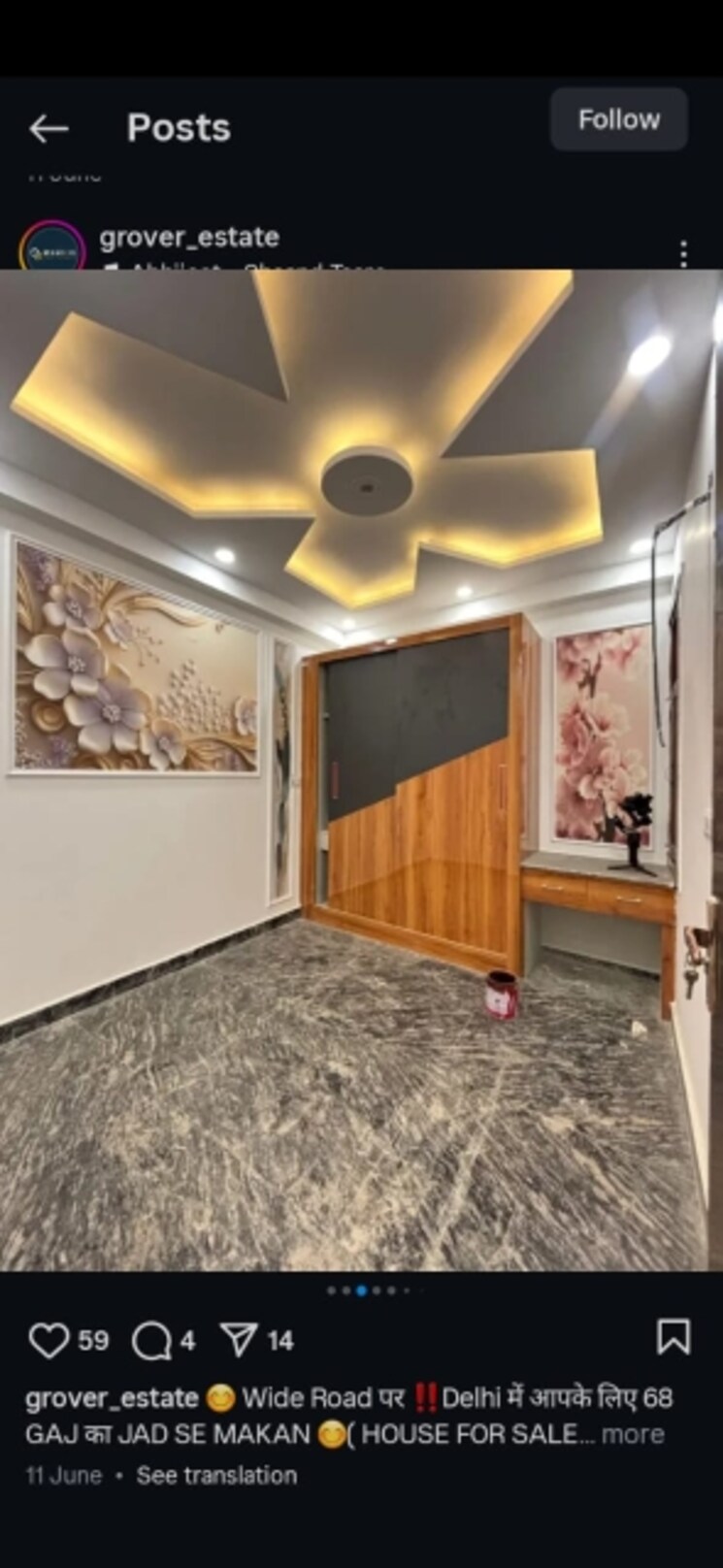 Bedroom, sector 30 3.5 Bedroom 2700 Sq.Ft. Builder Floor In Sector 30 Faridabad 8903149