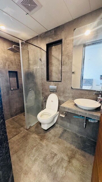 Bathroom in 4 BHK Apartment at Naiknavare Eminence Saga, Viman Nagar – for Rent