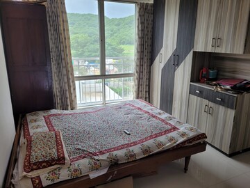Bedroom in 2 BHK Apartment at Bhosle Paradise, Bhosale Nagar – for Rent