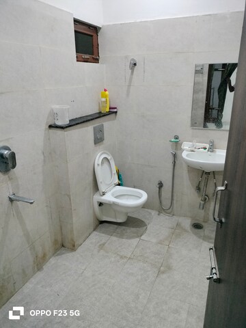 Bathroom in 1 BHK Builder Floor at Gomti Nagar – for Rent