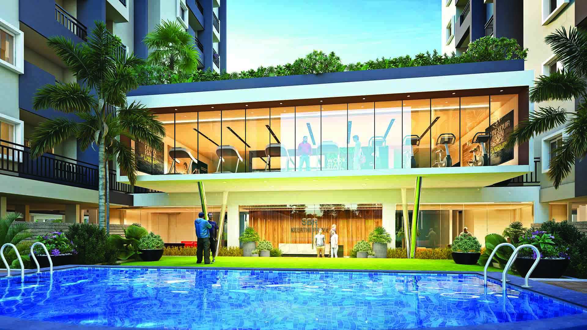 3 BHK + Servant Room Apartment For Sale in Bagamane Triumph