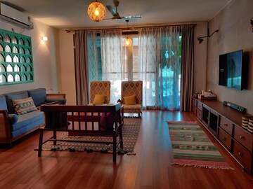 Living Room in 3 BHK Apartment at Aditya Apartments Domlur, Domlur – for Rent