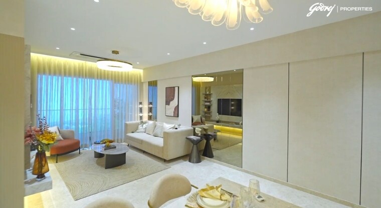 Living Room, godrej-bayview-vashi 2 Bedroom 892 Sq.Ft. Apartment In Vashi Sector 9 Navi Mumbai 8903527