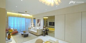 Living Room in 2 BHK Apartment at Godrej Bayview Vashi, Vashi Sector 9 – for Sale