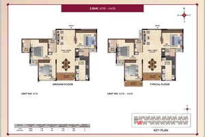 Floor Plan in 3 BHK Apartment at Casagrand Regal, Nagavara – for Sale