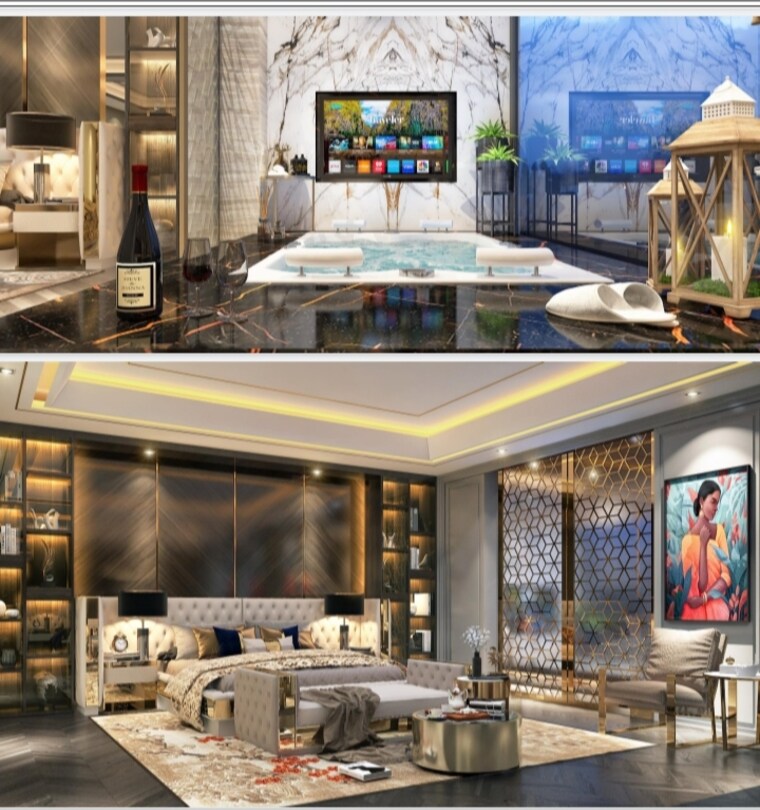 Gym, gulshan-dynasty 5 Bedroom 8000 Sq.Ft. Penthouse In Sector 144 Noida 8903589