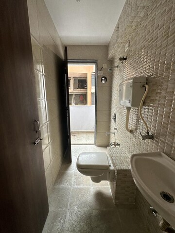 Bathroom in 2 BHK Apartment at Shah Royale, Kharghar – for Rent
