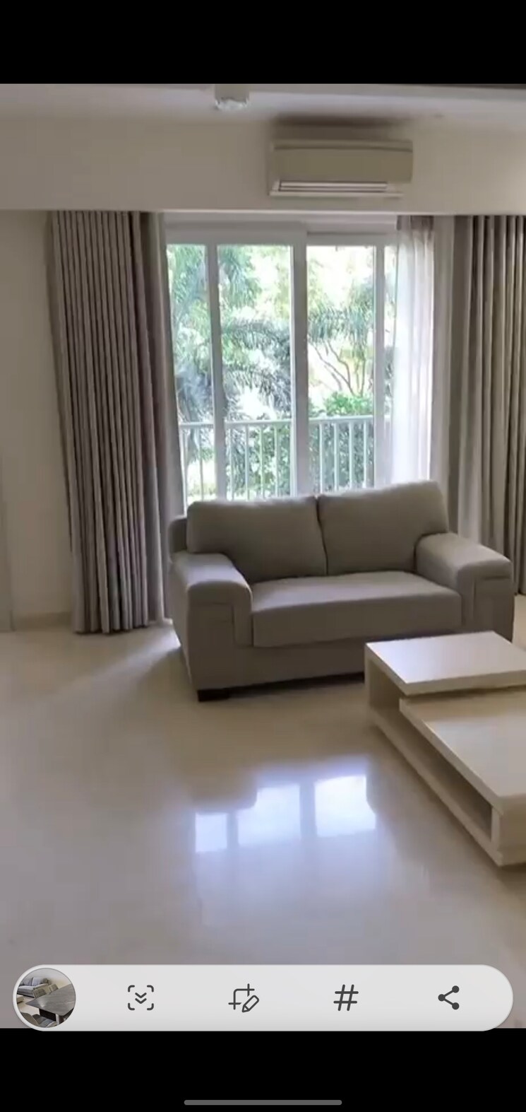 Living Room, emaar-the-palm-drive-the-sky-terraces 2.5 Bedroom 1200 Sq.Ft. Builder Floor In Sector 66 Gurgaon 8903705