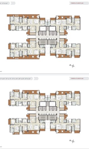 Master Plan in 5 BHK Penthouse at Kalpataru Vista, Sector 128 – for Sale