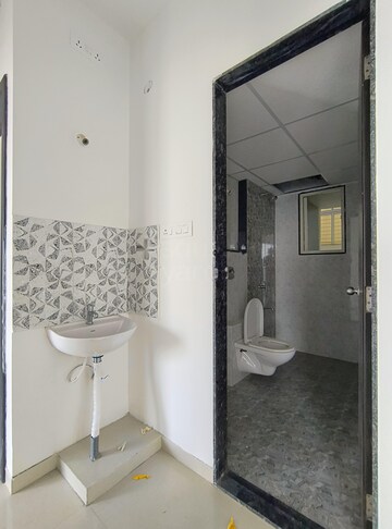 Bathroom in 2.5 BHK Apartment at Goel Ganga Altus, Kharadi – for Rent