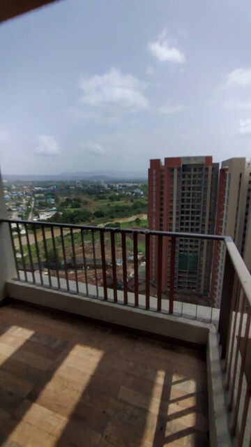 Balcony in 3 BHK Apartment at Shapoorji Pallonji Sensorium, Hinjewadi – for Rent