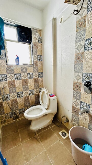 Bathroom in 2 BHK Apartment at Vaishnavi Sahil Vighnesh, Wakad – for Rent