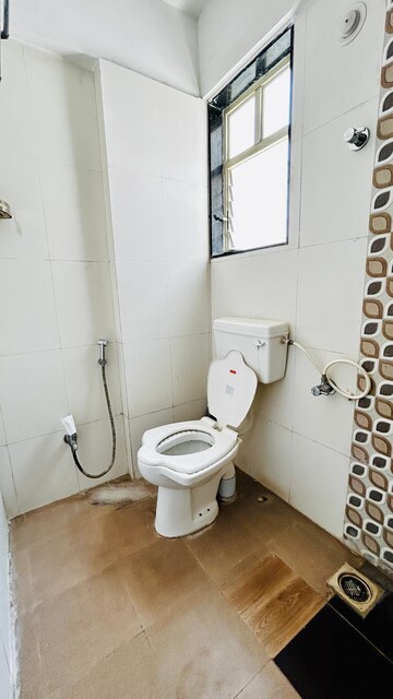 Bathroom in 2 BHK Apartment at Vaishnavi Sahil Vighnesh, Wakad – for Rent