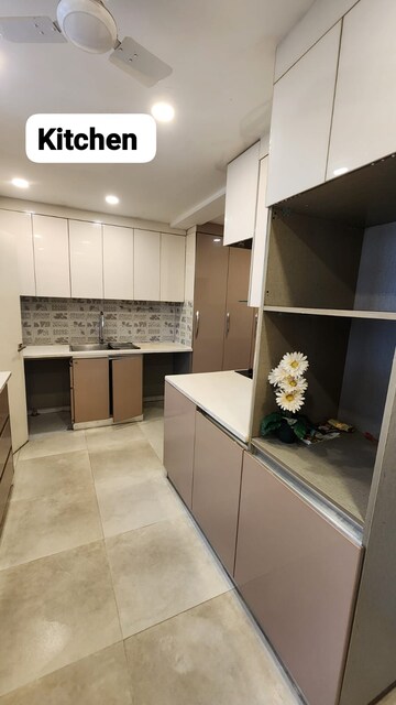 Kitchen in 3.5 BHK Builder Floor at Emaar The Palm Drive-Palm Studios, Sector 66 – for Rent