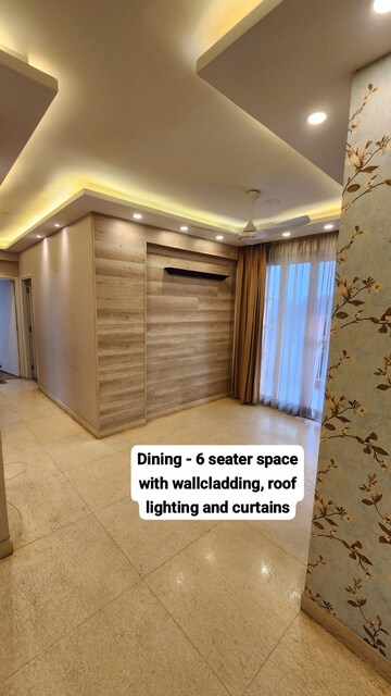 Living Room in 3.5 BHK Builder Floor at Emaar The Palm Drive-Palm Studios, Sector 66 – for Rent