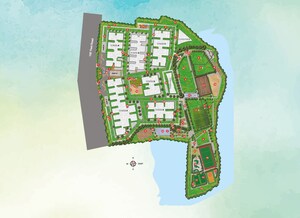 Master Plan in 3 BHK Apartment at Ananda The Drizzle, Narsingi – for Sale