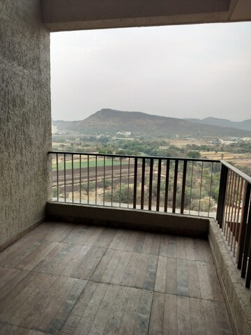 Balcony in 3 BHK Apartment at Shapoorji Pallonji Sensorium, Hinjewadi – for Rent