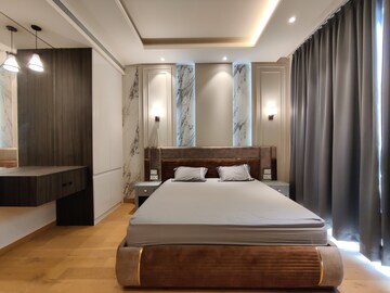 Bedroom in 1 BHK Apartment at Bhartiya Leela Residences, Thanisandra Main Road – for Rent