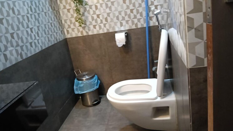 Washroom, lodha-supremus-2 Commercial Office Space 2384 Sq.Ft. In Wagle Industrial Estate Thane 8903826