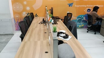 Team Area in  Office Space at Lodha Supremus 2, Wagle Industrial Estate – for Rent