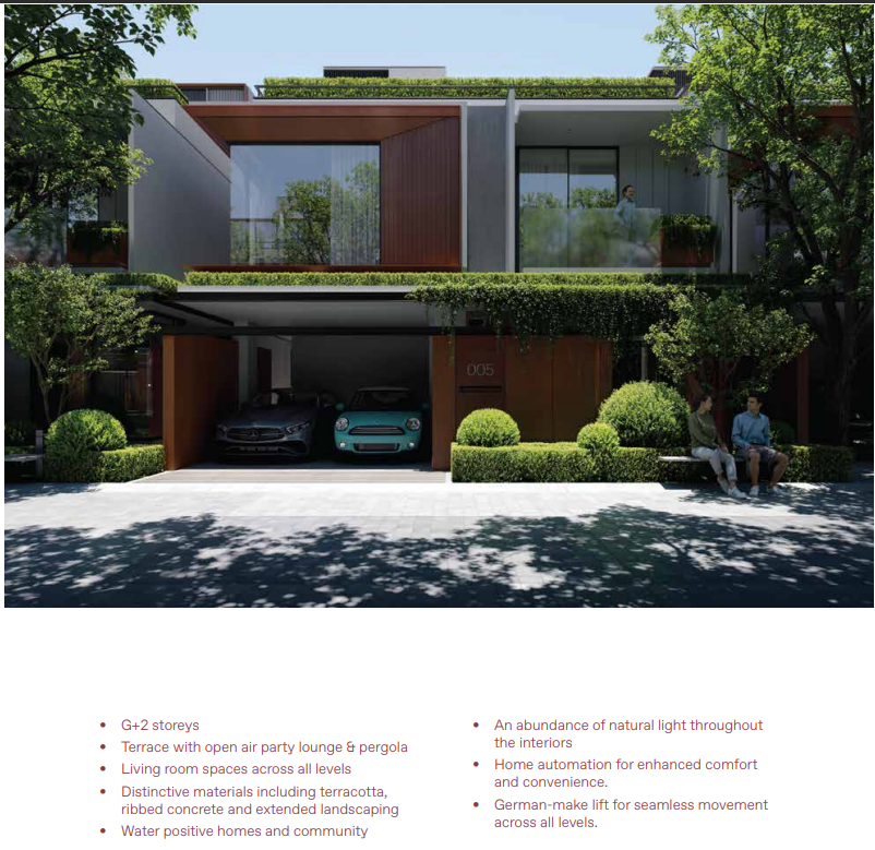 3 BHK 2005 Sq.Ft. Villa in Merusri Sunlit Grove