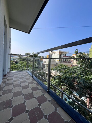 Balcony in 1 BHK Builder Floor at Hsr Layout – for Rent