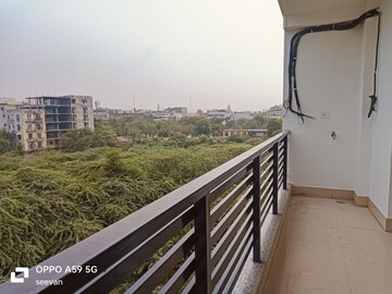 Balcony in 3 BHK Builder Floor at Chattarpur – for Rent