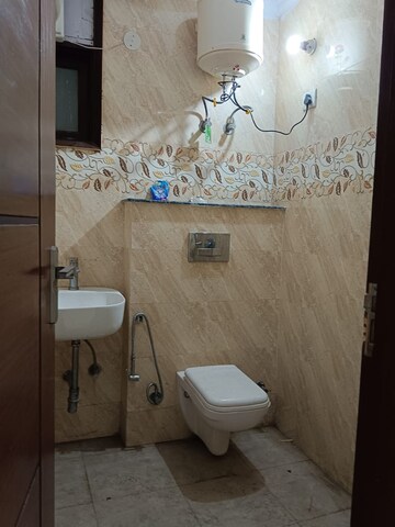 Bathroom in 3 BHK Builder Floor at Saket – for Rent