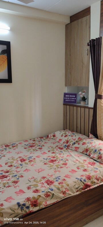 Bedroom in 2 BHK Apartment at Agarwal Krish Garden, Nalasopara West – for Sale