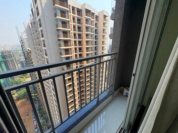 Balcony in 2 BHK Apartment at Ashar Metro Towers, Vartak Nagar – for Rent