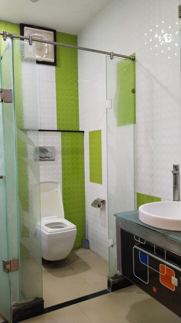 Bathroom in 3 BHK Builder Floor at Safdarjung Enclave – for Rent