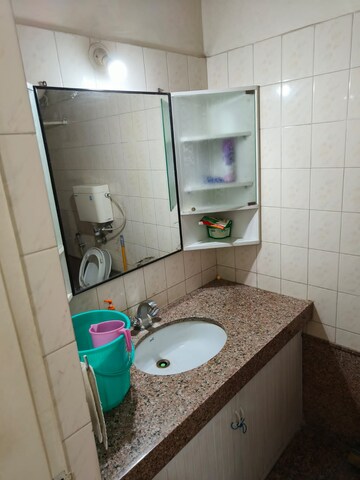Bathroom in 2 BHK Apartment at Eden Garden CHS, Viman Nagar – for Rent