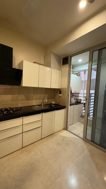Kitchen in 3 BHK Apartment at Oberoi Realty Exquisite, Goregaon East – for Rent