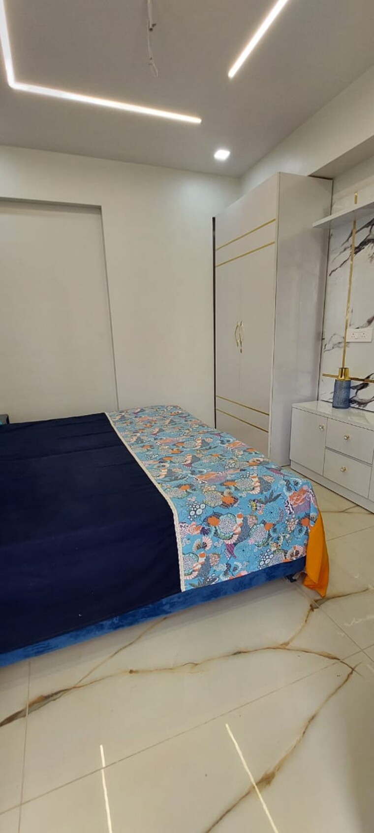 Bedroom, charms-castle 2 Bedroom 950 Sq.Ft. Apartment In Raj Nagar Extension Ghaziabad 8904374