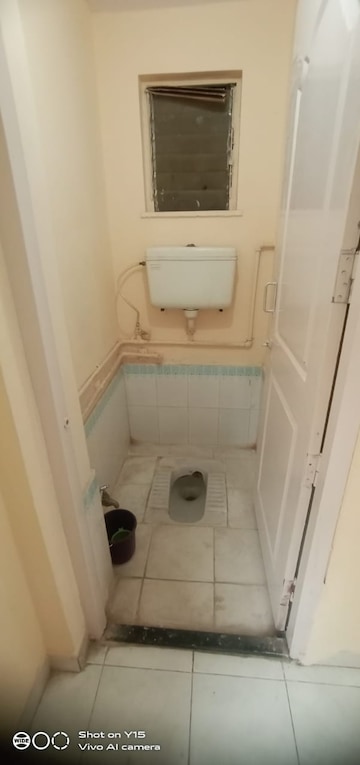 Bathroom in 1 RK Apartment at New Mhada Tower, Malad West – for Rent