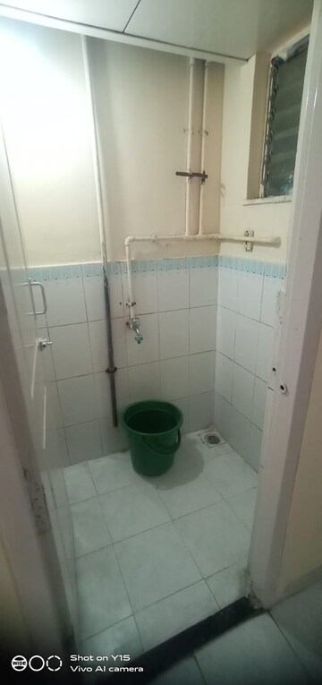 Bathroom in 1 RK Apartment at New Mhada Tower, Malad West – for Rent