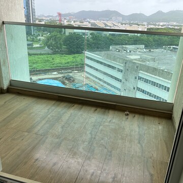 Balcony in 2 BHK Apartment at Aurum Q Islands, Ghansoli Sector 6 – for Rent