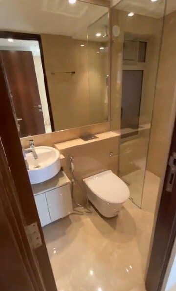 Bathroom in 1 BHK Apartment at Hiranandani Highland, Powai – for Rent