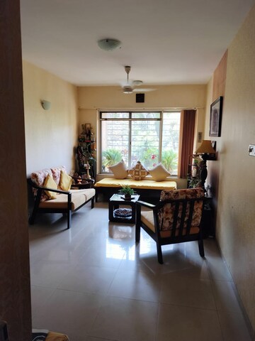 Living Room in 2 BHK Apartment at Cosmos Horizon, Thane West – for Rent