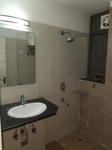 Bathroom in 2 BHK Apartment at Unitech Uniworld Resorts-The Residences, Sector 33 – for Rent