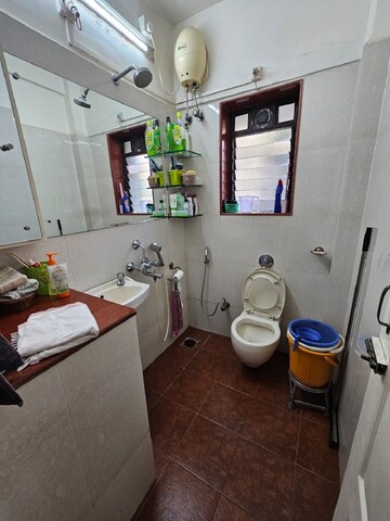 Bathroom in 2 BHK Apartment at Bandra West – for Rent