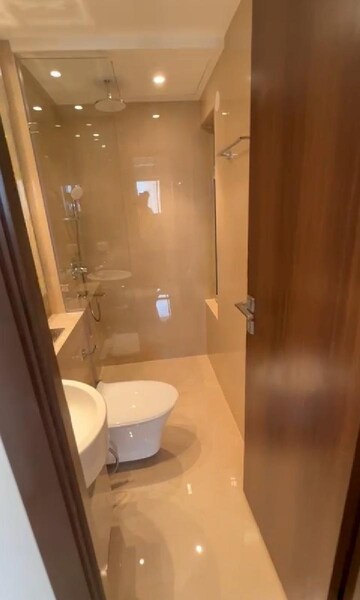 Bathroom in 1 BHK Apartment at Hiranandani Highland, Powai – for Rent