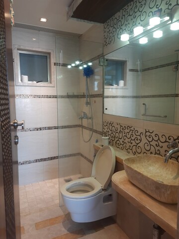 Bathroom in 3 BHK Apartment at Oberoi Springs, Andheri West – for Sale
