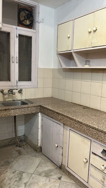 Kitchen in 2 BHK Builder Floor at East Of Kailash – for Rent