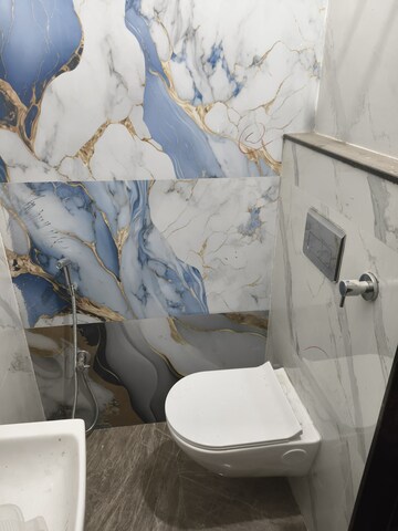 Bathroom in  Pg at Ansal Golf Link I, Omega I Greater Noida – for Rent