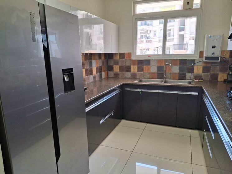 Kitchen, dhakoli 3 Bedroom 1350 Sq.Ft. Apartment In Dhakoli Zirakpur 8905126