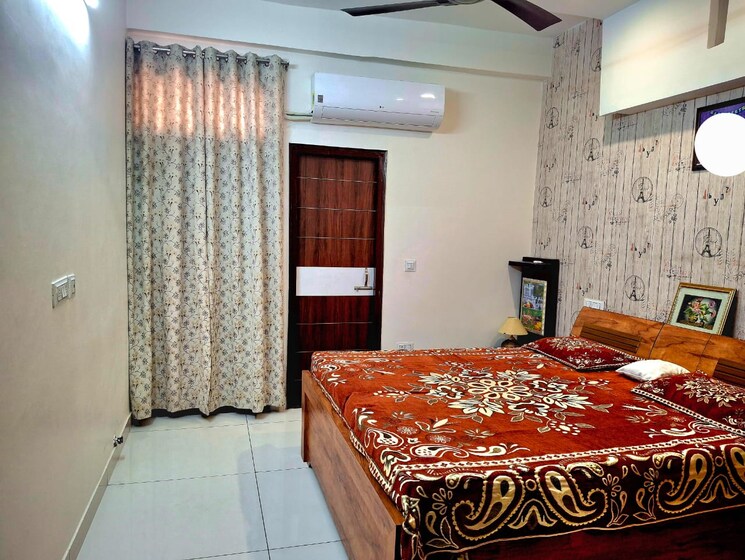 Bedroom, dhakoli 3 Bedroom 1350 Sq.Ft. Apartment In Dhakoli Zirakpur 8905126