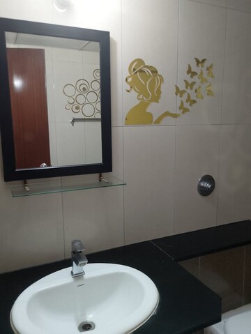 Bathroom in 3 BHK Apartment at Puravankara Palm Beach, Hennur – for Sale